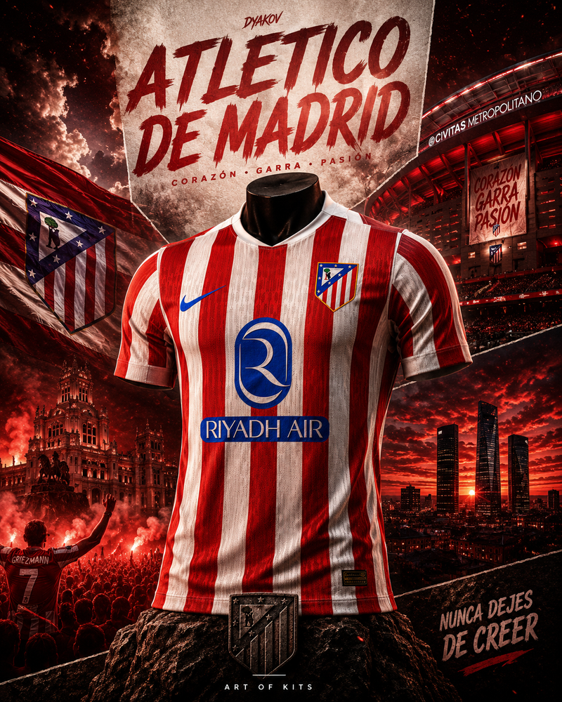 Atlético de Madrid Kit 2026/27